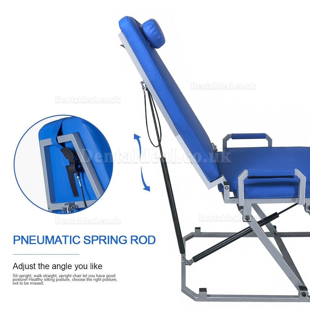 Greeloy Upgrated Portable Folding Chair with LED Cold Light and Instrument Tray Full Set GU-P109